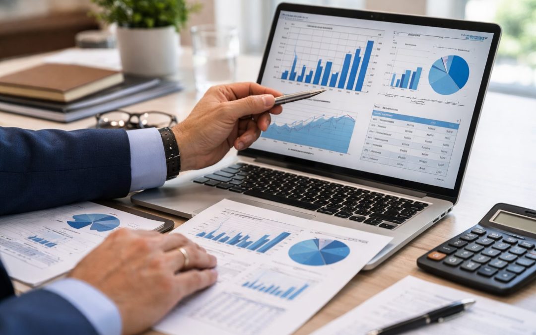 Financial charts and reports